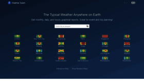 What Weatherspark.com website looked like in 2021 (3 years ago)