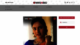 What Wikinbio.com website looked like in 2021 (3 years ago)