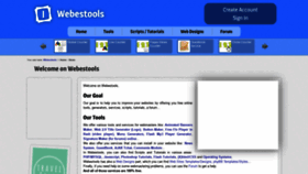 What Webestools.com website looked like in 2021 (3 years ago)
