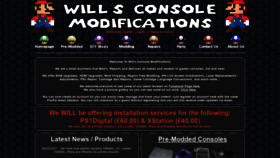 What Willsconsolemodifications.co.uk website looked like in 2021 (3 years ago)