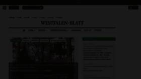 What Westfalen-blatt.de website looked like in 2021 (3 years ago)