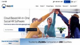 What Web.hr website looked like in 2021 (3 years ago)