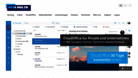 What Webland.ch website looked like in 2021 (3 years ago)