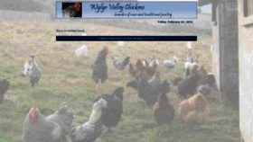 What Wylyevalleychickens.co.uk website looked like in 2021 (3 years ago)