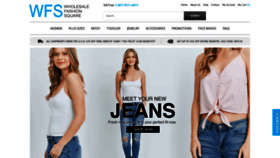 What Wholesalefashionsquare.com website looked like in 2021 (3 years ago)