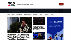 What Wesa.fm website looked like in 2021 (4 years ago)