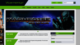 What Warmerise.com website looked like in 2021 (3 years ago)