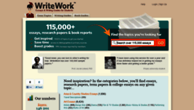 What Writework.com website looked like in 2021 (3 years ago)