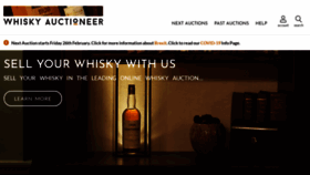 What Whiskyauctioneer.com website looked like in 2021 (3 years ago)