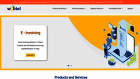 What Webtel.in website looked like in 2021 (3 years ago)