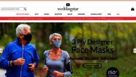 What Weddingstar.com website looked like in 2021 (3 years ago)
