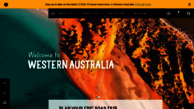 What Westernaustralia.com website looked like in 2021 (3 years ago)