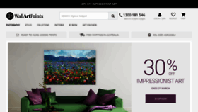 What Wallartprints.com.au website looked like in 2021 (3 years ago)