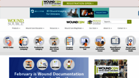 What Woundsource.com website looked like in 2021 (3 years ago)