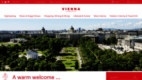 What Wien.info website looked like in 2021 (4 years ago)