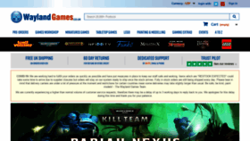 What Waylandgames.co.uk website looked like in 2021 (3 years ago)
