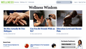 What Wellness.com website looked like in 2021 (3 years ago)