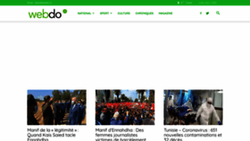What Webdo.tn website looked like in 2021 (3 years ago)