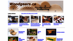 What Woodgears.ca website looked like in 2021 (3 years ago)