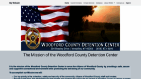 What Woodfordcountydetention.com website looked like in 2021 (3 years ago)