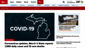 What Wzzm13.com website looked like in 2021 (3 years ago)
