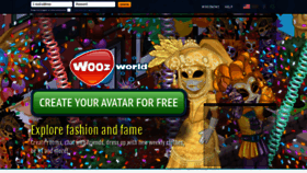 What Woozworld.com website looked like in 2021 (3 years ago)