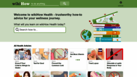 What Wikihow.health website looked like in 2021 (3 years ago)