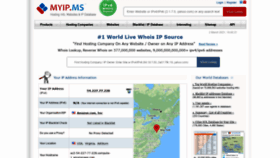 What Whatmyip.co website looked like in 2021 (3 years ago)