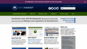 What Webassist.com website looked like in 2021 (3 years ago)