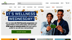 What Wellnesswarehouse.com website looked like in 2021 (3 years ago)