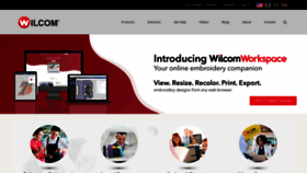 What Wilcom.com website looked like in 2021 (3 years ago)