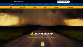 What Windalert.com website looked like in 2021 (3 years ago)