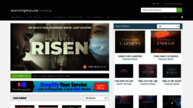 What Worshiphousemedia.com website looked like in 2021 (3 years ago)
