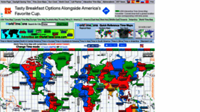 What Worldtimezone.com website looked like in 2021 (3 years ago)
