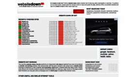 What Websitedown.info website looked like in 2021 (3 years ago)