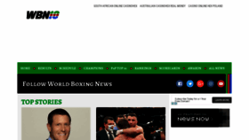 What Worldboxingnews.net website looked like in 2021 (3 years ago)