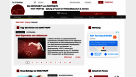 What Wiwi-treff.de website looked like in 2021 (3 years ago)