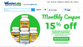 What Wonderlabs.com website looked like in 2021 (4 years ago)