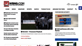What Wbng.com website looked like in 2021 (3 years ago)