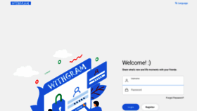 What Withgram.com website looked like in 2021 (3 years ago)