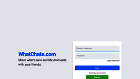 What Whatchats.com website looked like in 2021 (3 years ago)