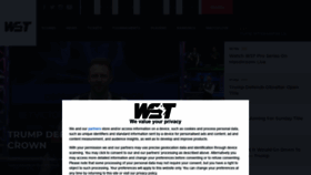 What Wst.tv website looked like in 2021 (3 years ago)
