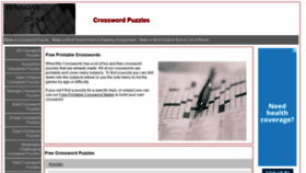 What Whenwecrosswords.com website looked like in 2021 (3 years ago)