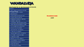 What Wandaluzja.pl website looked like in 2021 (3 years ago)