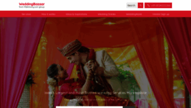 What Weddingbazaar.com website looked like in 2021 (3 years ago)