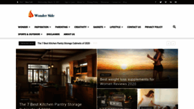What Wonderside.net website looked like in 2021 (4 years ago)