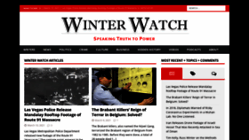 What Winterwatch.net website looked like in 2021 (3 years ago)