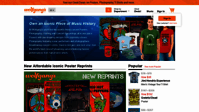 What Wolfgangs.com website looked like in 2021 (3 years ago)