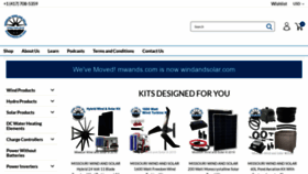 What Windandsolar.com website looked like in 2021 (4 years ago)