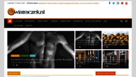 What Wiatraczek.nl website looked like in 2021 (3 years ago)